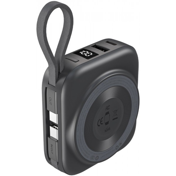 УМБ Choetech Magnetic Wireless 10000mAh 22,5W PD USB-A,USB-C,build USB-C,Apple Watch charger