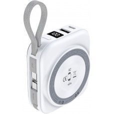 УМБ Choetech Magnetic Wireless 10000mAh 22,5W PD USB-A,USB-C,build-in USB-C,Apple Watch charger
