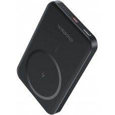 УМБ Choetech Magnetic Wireless 5000mAh 20W PD Qi-15W USB-C In/Out, тонкий, Black