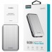 УМБ Choetech Magnetic Wireless 5000mAh USB-A,USB-C In/Out B655 mini silver