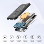 УМБ Choetech Magnetic Wireless 5000mAh USB-A,USB-C In/Out B655 mini silver УМБ Choetech Magnetic Wireless 5000mAh USB-A,USB-C In/Out B655 mini silver