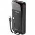 УМБ Dudao 20000mAh K15 Pro 22,5W PD USB-A,USB-C In/Out,with built-in USB-C/Lightning cables Black