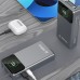 УМБ Dudao 20000mAh K31 Pro 45W PD,QC USB-A,USB-C In/Out,with built-in USB-C/Lightning cables Gray
