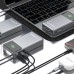 УМБ Dudao 20000mAh K31 Pro 45W PD,QC USB-A,USB-C In/Out,with built-in USB-C/Lightning cables Gray
