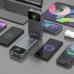 УМБ Dudao 20000mAh K31 Pro 45W PD,QC USB-A,USB-C In/Out,with built-in USB-C/Lightning cables Gray