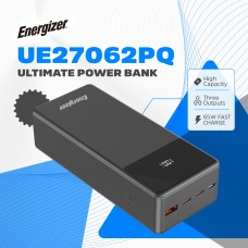 УМБ Energizer 27000mAh 65W PD,QC3.0,USB-А, 2хUSB-C, Micro-USB, LCD display,Black УМБ Energizer 27000mAh 65W PD,QC3.0,USB-А, 2хUSB-C, Micro-USB, LCD display,Black