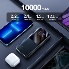 УМБ Joyroom 10000mAh 22,5W PD,QC3.0, 2xUSB-A, USB-C In/Out, Micro USB in,  Black