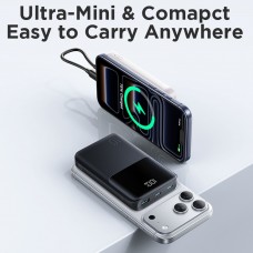 УМБ Joyroom 10000mAh 22,5W PD,QC3.0, 2xUSB-A, USB-C In/Out, Micro USB in,  Black