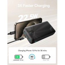 УМБ Joyroom 20000mAh 22,5W PD,QC3.0, 2xUSB-A, USB-C In/Out Black УМБ Joyroom 20000mAh 22,5W PD,QC3.0, 2xUSB-A, USB-C In/Out Black