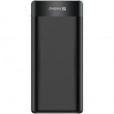 УМБ Sandberg 20000mAh 65W PD,QC3.0, Always-ON-Mode, 2xUSB-A, USB-C In/Out , кабель 100W 0.5m