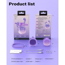 Навушники TWS Acefast T9 grape purple