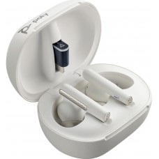 Навушники TWS Poly Voyager Free 60+ Earbuds + BT700C + TSCHC White