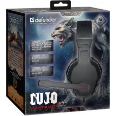 Гарнітура Defender Cujo, 3,5мм, Black-Red