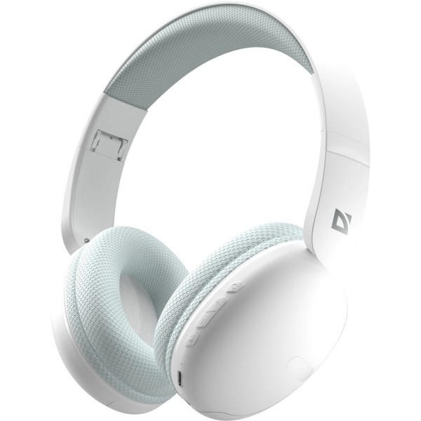 Гарнітура Defender FreeMotion B480 Bluetooth+3,5мм+USB-C, White