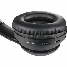 Гарнітура Defender FreeMotion B571 Bluetooth+3,5мм, гнучкий мікрофон, LED, Black