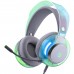 Гарнітура Defender Glitch, USB, RGB,  2м, White