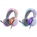 Гарнітура Defender Glitch, USB, RGB,  2м, White