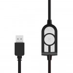 Гарнітура Media-Tech NEMESIS USB, Black-Red Гарнітура Media-Tech NEMESIS USB, Black-Red