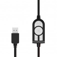 Гарнітура  Media-Tech NEMESIS USB, Black-Red