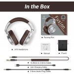 Гарнітура OneOdio Fusion A70, Bluetooth+3,5мм/6,35мм, Silver Brown