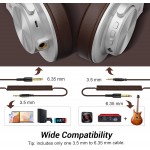 Гарнітура OneOdio Fusion A70, Bluetooth+3,5мм/6,35мм, Silver Brown