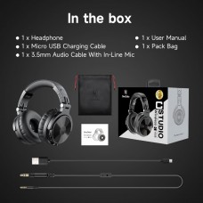 Гарнітура OneOdio Studio Pro C, Bluetooth+3,5мм, Black