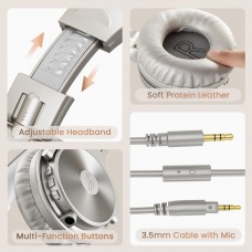Гарнітура OneOdio Studio Pro C, Bluetooth+3,5мм, Silver