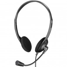 Гарнітура Sandberg MiniJack Headset Bulk, 3,5мм+converter 2х3,5мм, Black