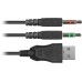Ігрова гарнітура Defender Dexter RGB, кабель 2.2 м, чорна