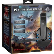 Ігрова гарнітура Defender Warhead G-160 чорно-синя