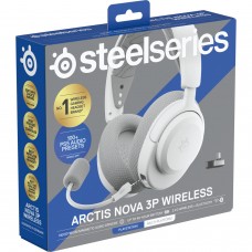 Ігрова гарнітура SteelSeries Arctis Nova 3P Wireless MultiPlatform White