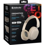 Навушники Defender FreeMotion B640, Bluetooth+3,5мм, Beige Навушники Defender FreeMotion B640, Bluetooth+3,5мм, Beige