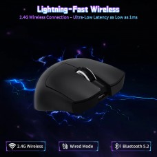 Мишка Attack Shark X11SE Wireless//Bluetooth 22000dpi. (PAW3311) 6кн. Black (X11SEB_AS)