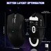 Мишка Attack Shark X11SE Wireless//Bluetooth 22000dpi. (PAW3311) 6кн. Black (X11SEB_AS)