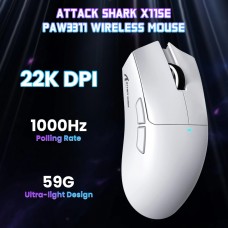Мишка Attack Shark X11SE Wireless/Bluetooth 22000dpi. (PAW3311) 6кн. White (X11SEW_AS)