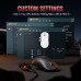 Мишка Attack Shark X8 ULTRA Wireless/Bluetooth 42000dpi. (PAW3950MAX) 6кн. Black (X8ULTRAB_AS)
