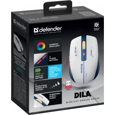 Мишка Defender Dila MM-282 бездротова 5 кн. 1800 dpi 500 мАh чорна (52282)
