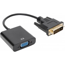 Перехідник DVI 25M-VGA 15F HDTV 1080p  (B00373)