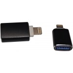 Перехідник OTG Lightning --> USB 3.0 AF Black (S0998) Перехідник OTG Lightning --> USB 3.0 AF Black (S0998)
