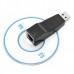 Перехідник USB 2.0 Type-A Ethernet RJ45 100Mb чорний RTL (B00245)