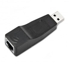 Перехідник USB 2.0 Type-A Ethernet RJ45 100Mb чорний RTL (B00245) Перехідник USB 2.0 Type-A Ethernet RJ45 100Mb чорний RTL (B00245)