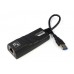 Перехідник USB 3.0 Type-A Ethernet RJ45 1000Mb Realtek RTL чорний (B00365)