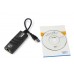 Перехідник USB 3.0 Type-A Ethernet RJ45 1000Mb Realtek RTL чорний (B00365)