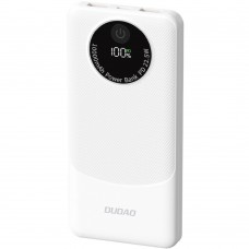 УМБ Dudao 10000mAh K12 22 5W PD QC 2xUSB-A USB-C In/Out White (6976625333875)