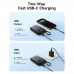 УМБ Joyroom 10000mAh 22 5W PD QC USB-A USB-C In/Out with built-in USB-C cable Black (JR-PBF17)