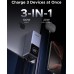УМБ Ugreen 20000mAh 130W PD/QC USB-A USB-С In/Out with built-in USB-C cable (PB723) Gray (55365B)