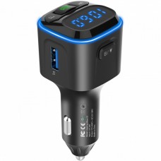 Аавтомобільний FM-трансміттер Aspiring Wave 10 54W PD LED/Bluetooth//QC3.0 USB-C 36W (WA.7001)