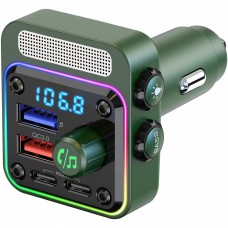 Аавтомобільний FM-трансміттер Aspiring Wave 11 54W PD LED/Bluetooth//QC3.0 2хUSB-C 36W (WA.7002)