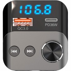 Аавтомобільний FM-трансміттер Aspiring Wave 13 54W PD LED/Bluetooth/QC3.0 USB-C 36W (TC-WA13)