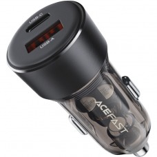 Автозарядка 2xUSB 60W (USB-C + USB-A) B12 Acefast (6974316282914)